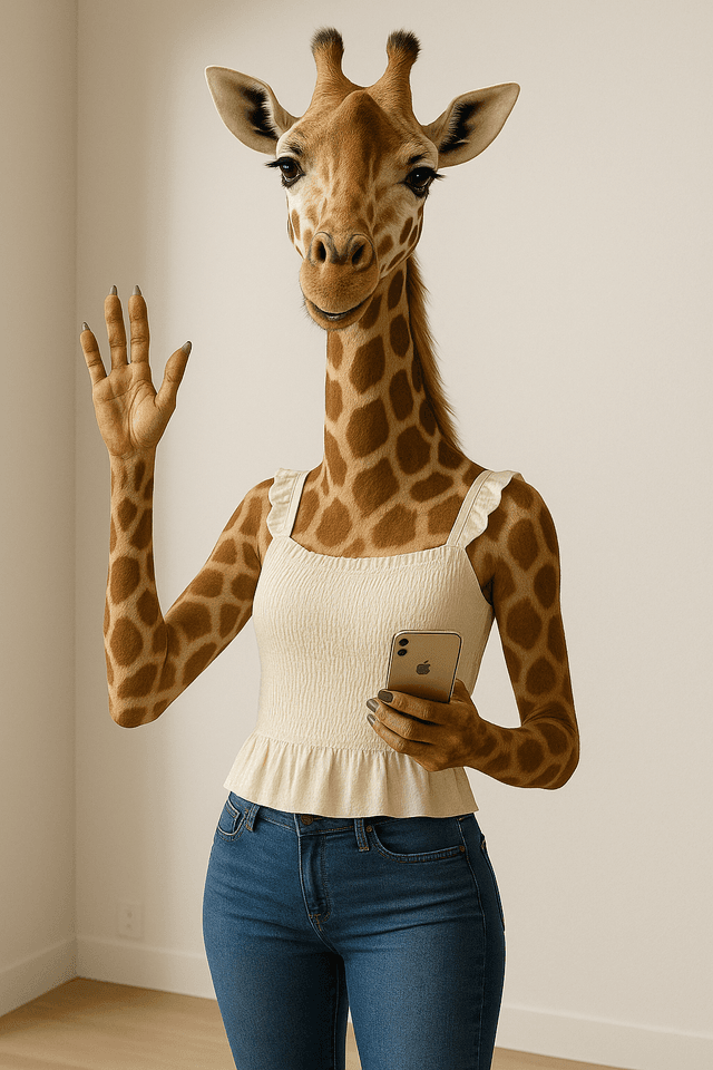 Gee the Giraffe Influencer